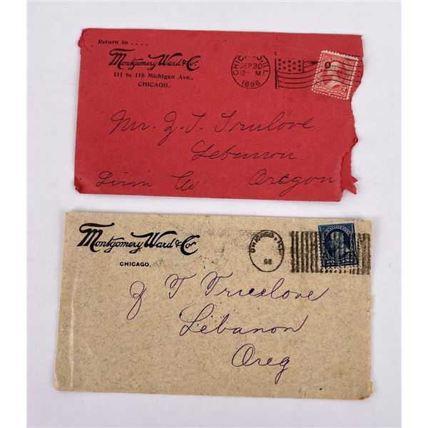 Collection of Antique Stamped Envelopes