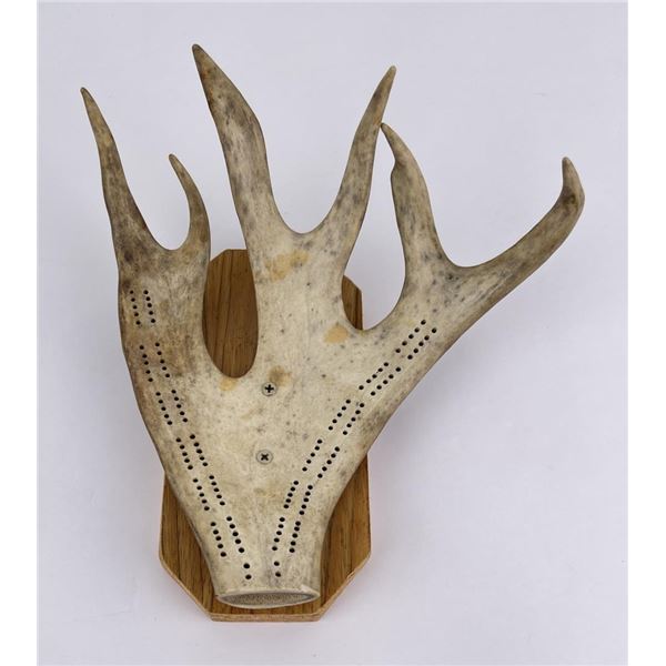 Caribou Antler Cribbage Board
