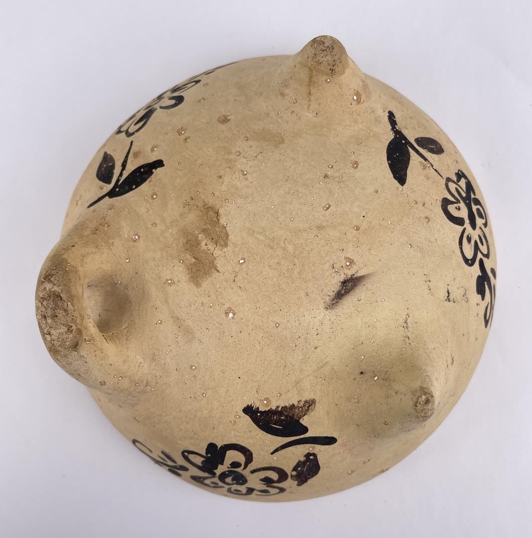 Mexican Pottery Tripod Grinding Bowl Pot