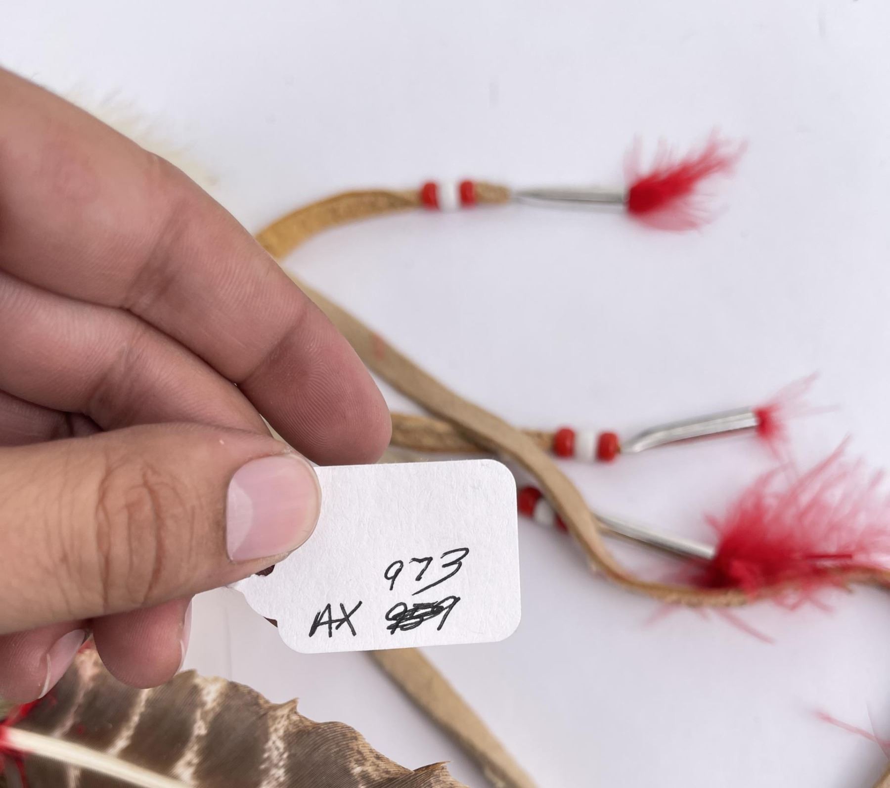 Cayuga Native American Indian Wolf Scalp Headdress