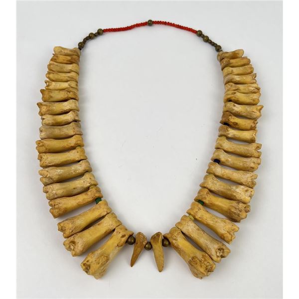 Indian bone necklace Clearance