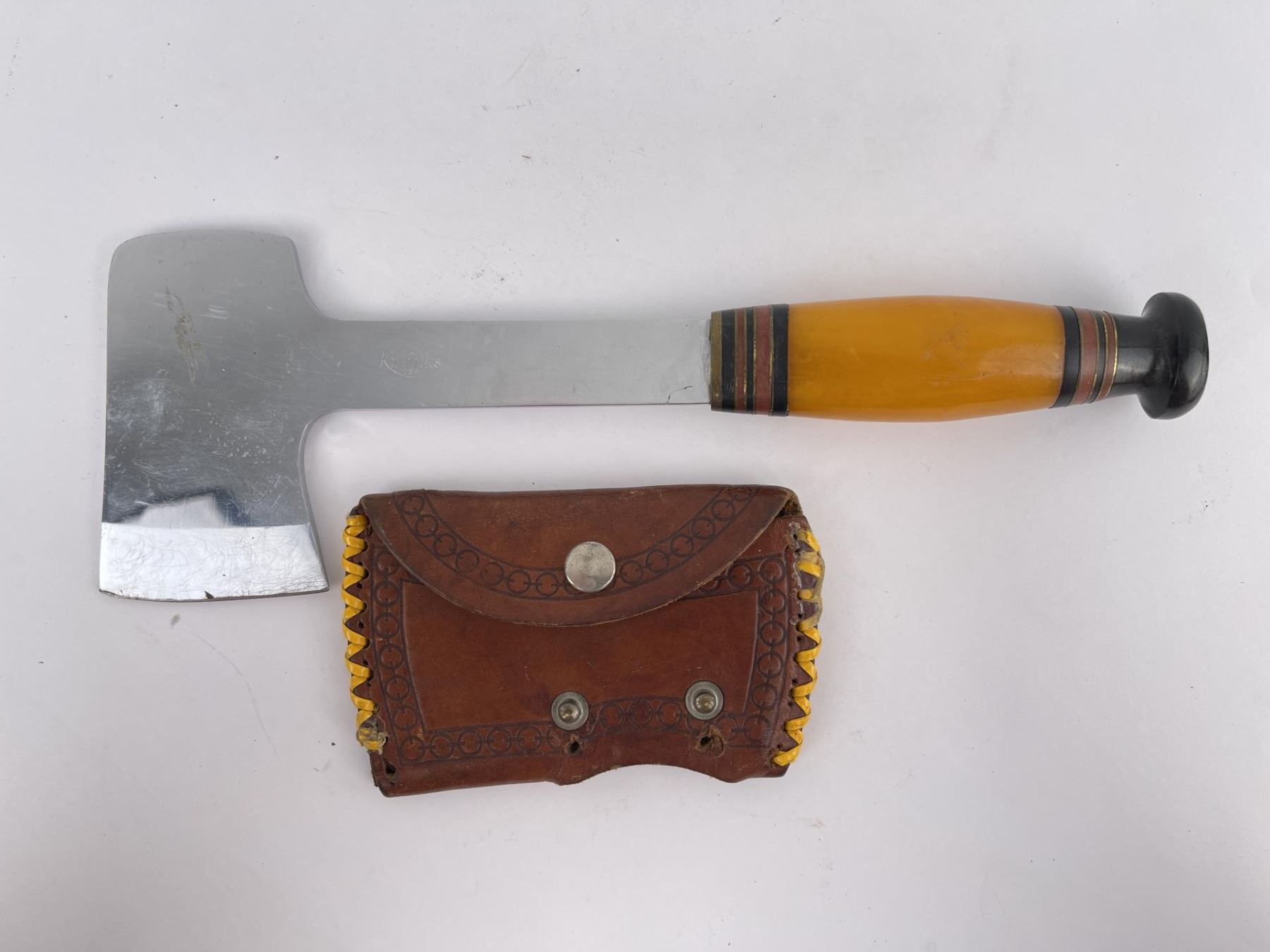 Kinfolks Yellow Hatchet Knife Combo Set