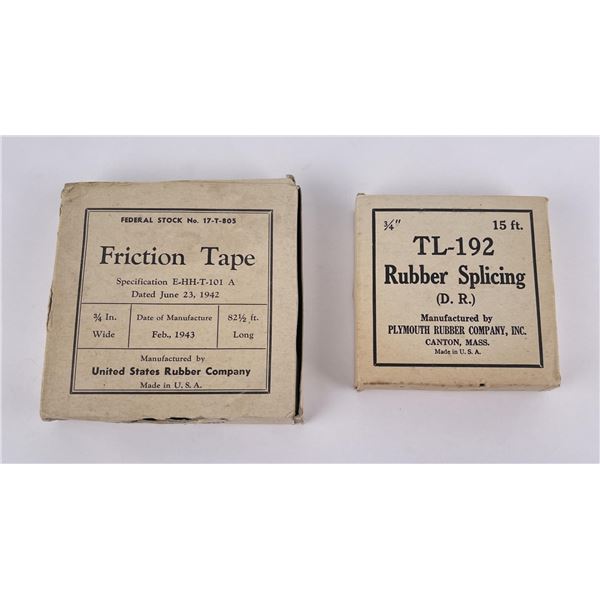 Package of Friction Tape and Rubber Splicing Tape
