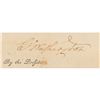 Image 2 : George Washington Document Signed as President