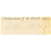 Image 2 : John Adams Document Signed as President