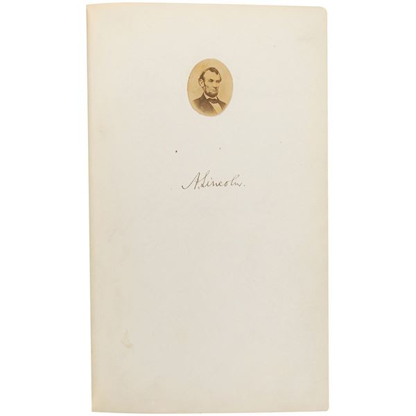 Abraham Lincoln, U.S. Grant, George A. Custer, and Civil War Figures Signed Autograph Album
