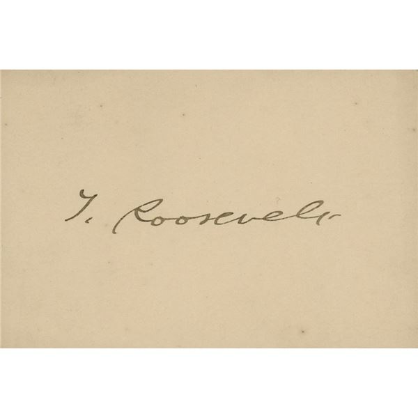 Theodore Roosevelt Signature
