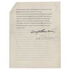 Image 3 : Dwight D. Eisenhower Typed Manuscript Signed