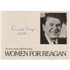 Image 1 : Ronald Reagan Signed Brochure as President-Elect