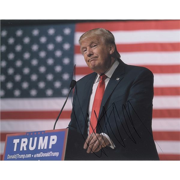 Donald Trump Signed Oversized Photograph