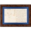 Image 2 : Aaron Burr Autograph Letter Signed with Franked Address Panel