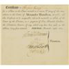 Image 2 : Alexander Hamilton Estate Document