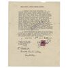 Image 1 : Ernest Rutherford and James Chadwick Document Signed