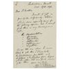 Image 1 : Alfred Wallace Autograph Letter Signed