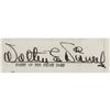 Image 2 : Walt Disney Document Signed
