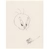 Image 1 : Friz Freleng Original Sketch of Tweety