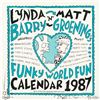 Image 1 : Matt Groening Signed Calendar with Sketch