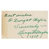Image 1 : Langston Hughes Signature