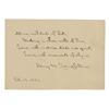 Image 1 : Henry Wadsworth Longfellow Autograph Quote Signed