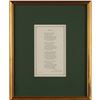 Image 2 : Samuel Francis Smith Signed Broadside of 'America'