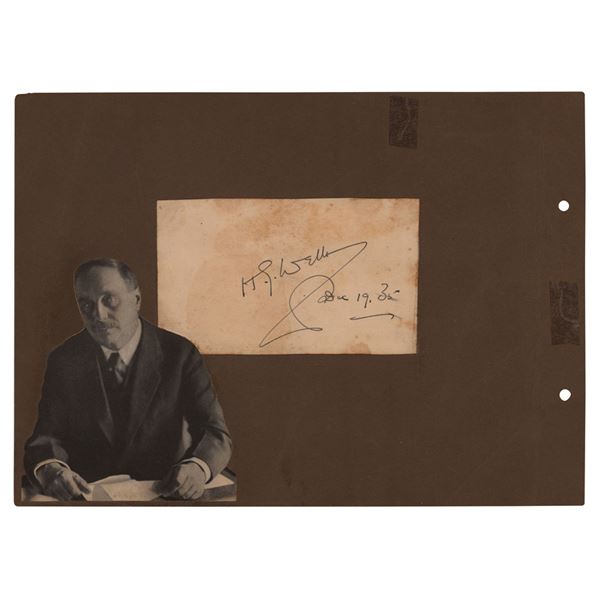 H. G. Wells Signature