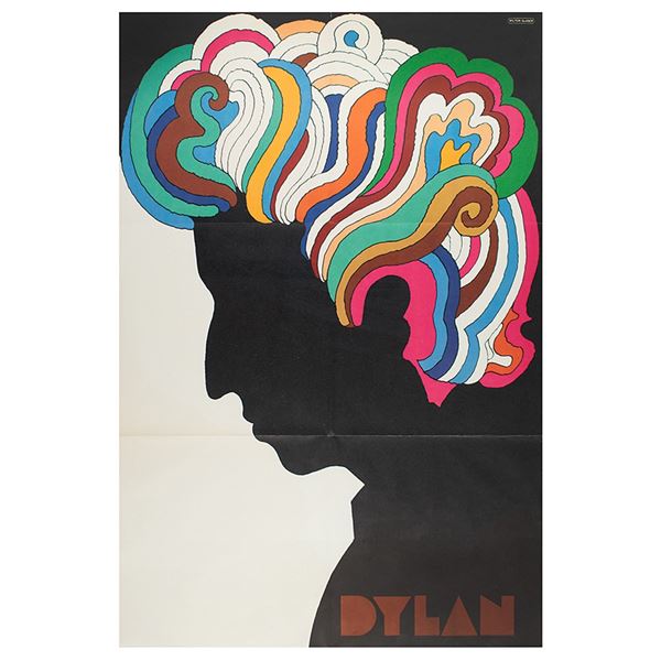 Bob Dylan 1960s Poster by Milton Glaser