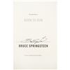 Image 2 : Bruce Springsteen Signed Book