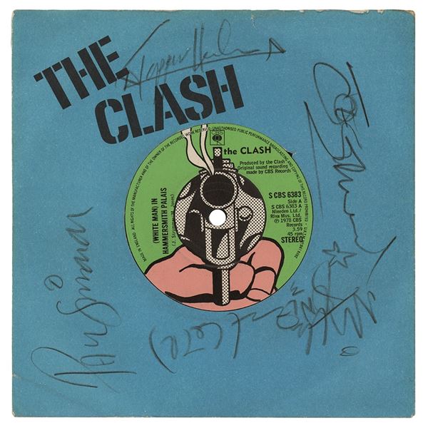The Clash Signed 45 RPM Record