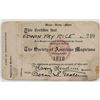 Image 2 : Harry Houdini Signed SAM Membership Card