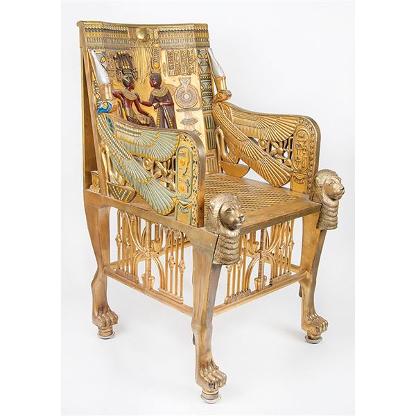 Paramount Pictures 'King Tutankhamun' Egyptian Revival Prop Chair