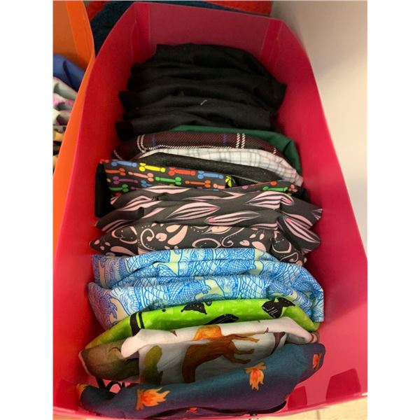 Tote of Hand Made Cloth Masks assorted