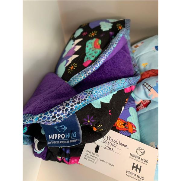 Hippo Hug Customized Weighted Blanket - 30x40 - No Problama 5 lbs