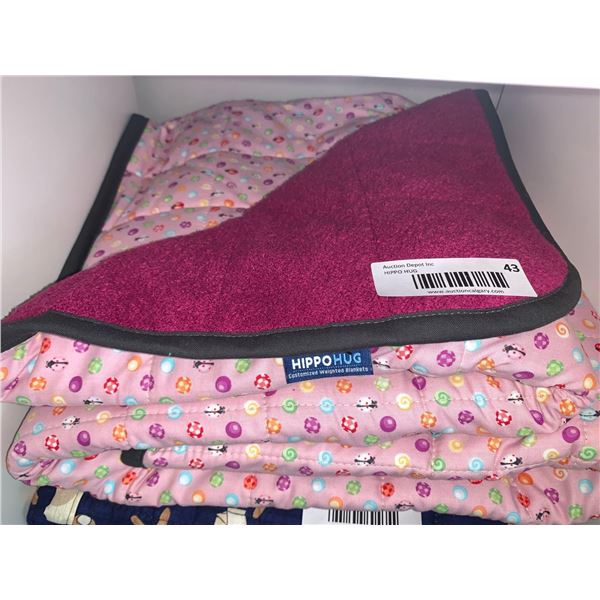 Hippo Hug Customized Weighted Blanket - 40x50 - Sugar Sugar 8 lbs