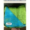 Image 1 : Hippo Hug Customized Weighted Blanket - 40x60 - green and blue 15 lbs
