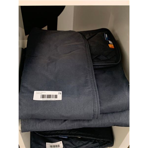 Hippo Hug Sensory Weighted Blanket - 30x40 - Grey 15lbs