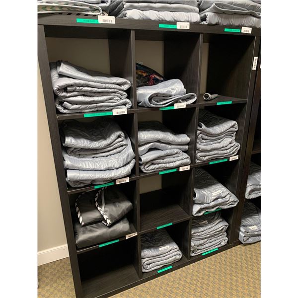 Brown Cubical Shelving Unit - 5 x 5 ft