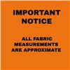 Image 1 : Fabric Bolt Measurements are approximate. if you need more info please attend the viewing