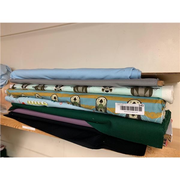 Lot of 7 bolts Assorted Fabric