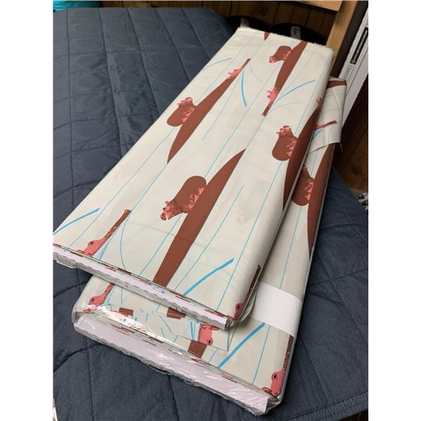 Lot of 2 Love from below Fabric