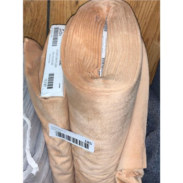 Siltex-Plain Plush Polyester 150cm Fabric Bolt