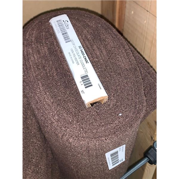 Siltex 180cm Chocolate Cuddletex Fabric Bolt (appor 14m2)