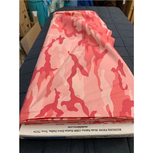 TrendTex Bolts of Fabric-Camo Pink (approx 13.7m)