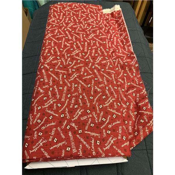 Bolt of Fabric-Canada Day (approx 13.7m)