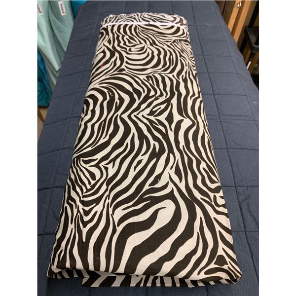 TrendTex Fabrics-Zebra Fabric Bolt (approx 14.17m)