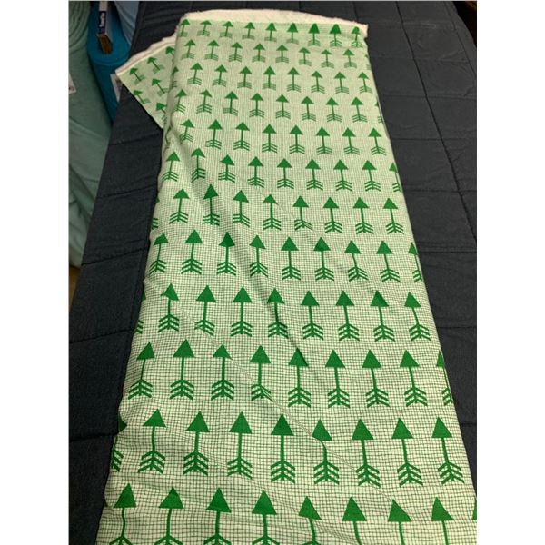 TrendTex Fabrics-Green Arrows Gabric Bolt (approx 5m)