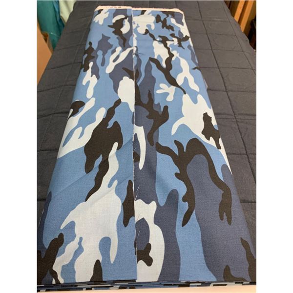 TrendTex Camo Blue Fabric Bolt
