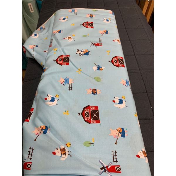 Fabric Bolt-Blue Animal Farm