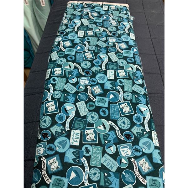 Camping Crew by RJR Studio-Lake Fabric Bolt (approx 8.9m)