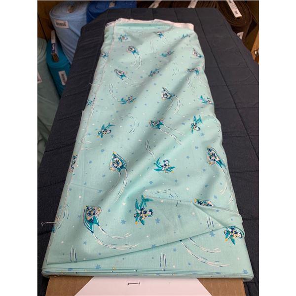 Retro Rocket Time by Michael Miller-Aqua (12.2m)