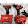 Image 1 : Milwaukee Drills and Charger lot of 2